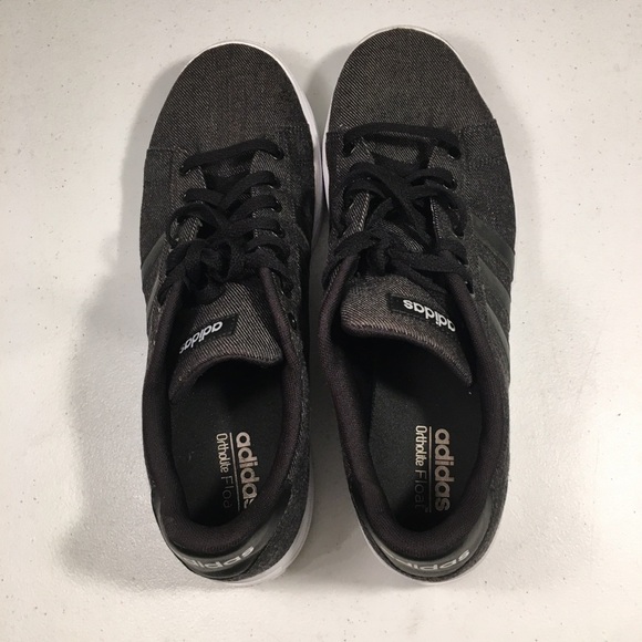 Adidas Sneakers Black Denim Size 12 Ortholite Float - Picture 3 of 15